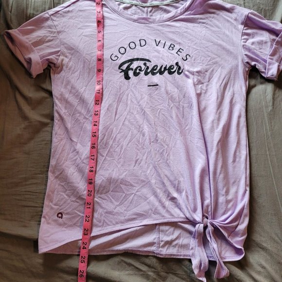 Small Reitmans Hyba 'Good Vibes Forever' Purple Top - Picture 5 of 8